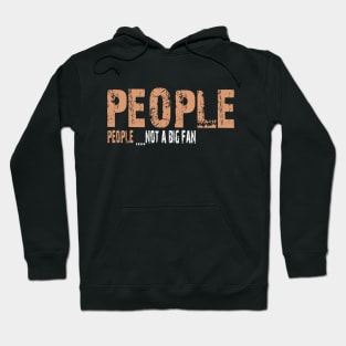 People not a big fan Hoodie